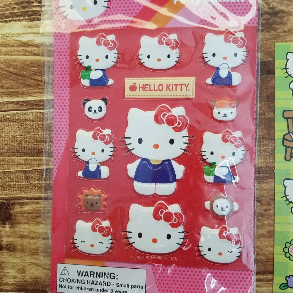Hello Kitty Stationery Gift Set Lot Tote Bag Stickers Notepad Magnetic Sanrio